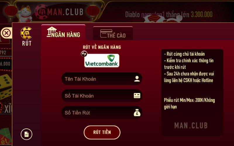 Man Club - Game bài phái mạnh